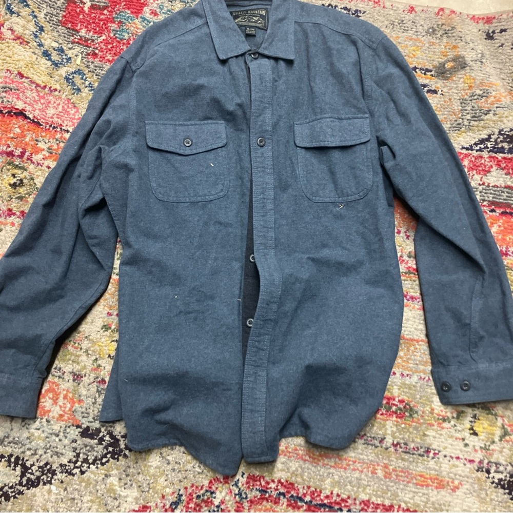 Grizzly Mountain Flannel Shirt Men’s XL Button Up  Cotton Long Sleeve